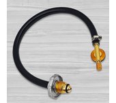 Adaptador de recarga de propano para tanque de cilindro plano Adaptador de recarga de gas Convertidor de cilindro Accesorio de carga para estufa de gas de camping Poland