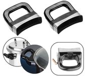 Asas para ollas de cocina, olla a presión, olla de baquelita, mango lateral de repuesto para oreja, accesorios de cocina, 2 uds. 2Pcs negro