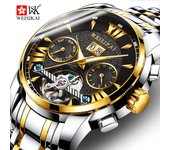 Nuevo Reloj de hombre de lujo de marca superior con caja, reloj de negocios Simple resistente al agua,