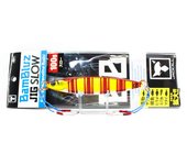 Jackall Metal Jig Bambluz Slow 100 gramos Glow Belly Red Gold Stripe (8008)