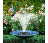 Mini fuente solar para piscina, estanque, nueva fuente en cascada, suministros para jardín, decoración, fuente solar para exteriores, baño para pájaros, 1 W/1,4 W
