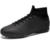 Botas de fútbol para hombre, talla 35-47, calcetines altos, botas de fútbol TF Broken Nails, zapatillas deportivas para jóvenes, zapatillas de entrenamiento deportivo para estudiantes, zapatillas para niños. 35 blanco