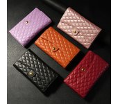 Funda de cuero con cordón cruzado con ranura para tarjetas para Apple iPhone 15/14/13/estilo Xiaoxiang, cierre de cremallera, compatible con 15 Pro. 16 Plus rojo