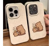 Bonita funda blanda con dibujos de capibara para Apple iPhone 12 Pro Max, 13 Pro, 14, 14 Pro Max, 15. iPhone XS Max