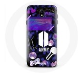 Coque pour Samsung Galaxy S5 Bangtan Sonyeondan BTS Logo Army Bomb Lightstick