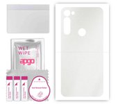 apgo Protective Skin Sticker for the back compatible with Motorola Moto G Stylus  PRO, Wrap Film, Foil, Vinyl - Pattern Matte Transparent