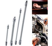 Adaptador de barra de extensión Flexible de vástago hexagonal, llave de trinquete, herramienta de mano 150mm