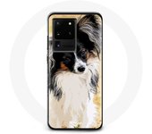 Coque pour Samsung Galaxy S20 Ultra Épagneul nain continental papillon Race de chiens