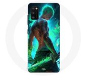 Coque Maniacase pour Samsung Galaxy A41 One piece Zoro 3D Manga anime Fanart