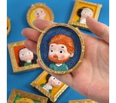 Imanes para nevera con dibujos de famosos personajes en 3D, pegatinas para pizarra blanca, imanes para nevera, decoración del hogar, manualidades de resina