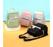 Mochila Mochila pequeña Oxford para mujer Mochila escolar de gran capacidad para mujer verde