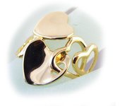 Anillo Chapado en Oro 'Amor' 52