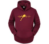 Scuba Dive Heart Beat, el mejor regalo para buzo, Sudadera con capucha de otoño, camisetas de manga larga suaves, ropa de calle Unisex, Sudadera con capucha pura L