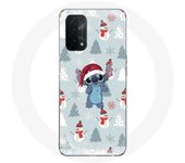 Coque pour Oppo A74 5G Ohana Stitch mignon joyeux Noël