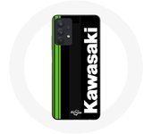 Coque Maniacase pour Samsung Galaxy A32 4G Kawasaki Floride Moto Marseille logo