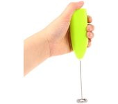Batidor de huevos automático, máquina de café con espuma, batidor, mini espumador de leche, batidora eléctrica para el hogar, cocina, batidor de huevos para herramientas de cocina color rosa
