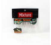 Mezcla de señuelos blandos Jackson Pipi Shad 1,6 pulgadas CHR (5332)