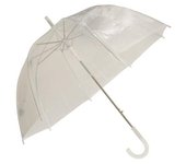 Paraguas transparente X-brella para mujer 58.5cm blanco transparente