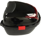 Motorcycle Rear Box Motorcycle Rear Top Box Motorbike Tail Trunk Storage Case Waterproof Lockable For Autocycle Motorcycle Case negro