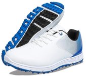 Zapatos de golf impermeables antideslizantes profesionales Zapatillas de golf ligeras para hombres 39 azul/blanco