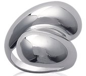 Anillo de plata 'Jurassic' plata - 25 mm 52 plata