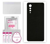apgo Protective Skin Sticker for the back compatible with LG Velvet 5G UW, Wrap Film, Foil, Vinyl - Pattern Matrix