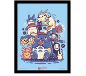 Ilustrata Impresión en papel de criaturas, espíritus y amigos 40cm x