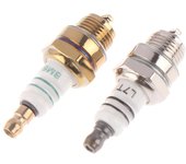 Reemplazo de bujía incandescente Bm6A para motosierra de 2 tiempos, cortacésped, cortacésped 2(Silver)