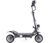 Halo Knight T107Pro - Patinete eléctrico potente para adultos, profesional, 95 km/h, rápido, 6000 W, todoterreno, motor dual, económico negro