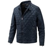 AIOPESON Parkas básicas para hombre, abrigos cálidos informales con cuello levantado de Color sólido, chaquetas de invierno simples a la moda para hombre de alta calidad L