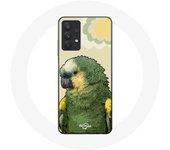 Coque Samsung Galaxy A32 4G Amazone Perroquets Vert