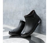 Zapatos Mujer 2024 Moda Antideslizantes Botas De Lluvia Impermeables Botas De Lluvia De Tubo Botas Para Mujer Botas De Trabajo Impermeables Botas De Caza Españolas 36 púrpura