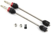 4 piezas de eje de transmisión delantero y trasero de acero CVD 5451R de repuesto para Traxxas 4PCS azul