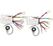 Controlador de cepillo de repuesto con interruptor de perilla de velocidad fija para scooter eléctrico 36V 500W  36V 500W