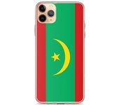 Coque iPhone - Mauritania - Drapeau officiel - Souple - Multicolore - Compatible iPhone 11 Pro Max