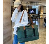 Bolsa deportiva de gran capacidad, bolsa de gimnasio para entrenamiento, bolsas de Fitness separadas para secado y humedad, prácticas caqui