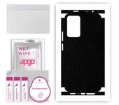 apgo Protective Skin Sticker for the back+sides compatible with Xiaomi Redmi Note 11 Pro Plus, Full Wrap Film, Foil, Vinyl - Pattern Matte Black