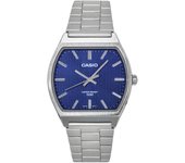 Casio Reloj analógico estándar de acero inoxidable con esfera azul y cuarzo MTP-B140D-2A para hombre azul