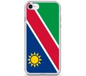 Funda iPhone - Namibia - SE 2020 - Souple - Multicolore - Design Drapeau