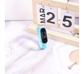 Reloj Digital M11 para niños, resistente al agua, LED colorido, reloj deportivo para estudiantes y niños, correa suave, reloj con pantalla transparente rojo