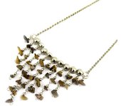 Les Trésors De Lily [E4635] - Collar Ojo de Tigre 'Zacatecas' beige