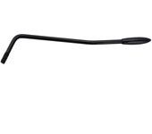 Brazo de trémolo Musiclily Pro de acero de 6 mm tipo tornillo para guitarra eléctrica Metric ST Squire Strat con tapa negra. negro