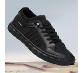 Zapatos de Tablero para Hombres Tendencia de Moda Zapatos Planos de Verano para Hombres Zapatos Informales Ligeros y Transpirables para Hombres 39 negro