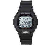 Reloj unisex Casio Standard Digital con correa de resina negra de cuarzo LWS-2200H-1A 100M negro