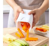 Máquina para hacer patatas fritas, trituradora de verduras de acero inoxidable, cortadora de frutas y patatas fritas.