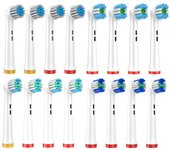 Reemplazo de cepillo de dientes eléctrico, cabezales de cepillo reemplazables, limpiador Compatible con higiene bucal FW-EB17 EB17-XS EB18 EB20 blanco