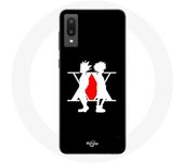 Coque pour Samsung Galaxy A02 Hunter x Hunter Manga Logo Noir