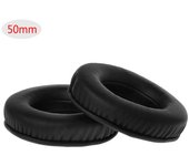 Almohadillas universales para oreja de espuma, repuesto de PU suave para auriculares Sony AKG Sennheiser ATH Philips, 2 uds. A