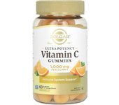 Solgar, ultra-effective vitamin C gummies, tart orange, 1,000 mg, 60 gummies