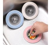 Relleno de malla para filtro de fregadero de cocina, colector de pelo/colador con tamiz de silicona para accesorios de fregadero